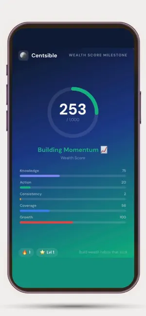 Centsible: Money Habits screenshot 1