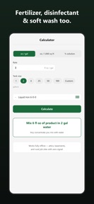 Spray Mix & Tank Calculator screenshot