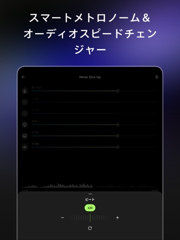 AIボーカル除去 - MusicLab iPad screenshot 5