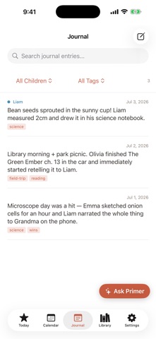Primer Homeschool App screenshot