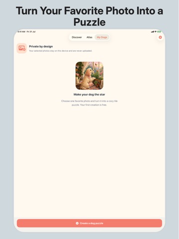 Paw Atlas: Dog Puzzles iPad screenshot