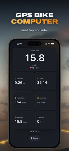 Cyclr: GPS Bike Computer Screenshot 1 of 8