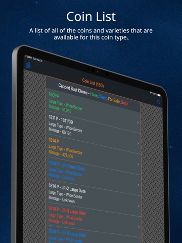 Capped Bust Dime iPad screenshot