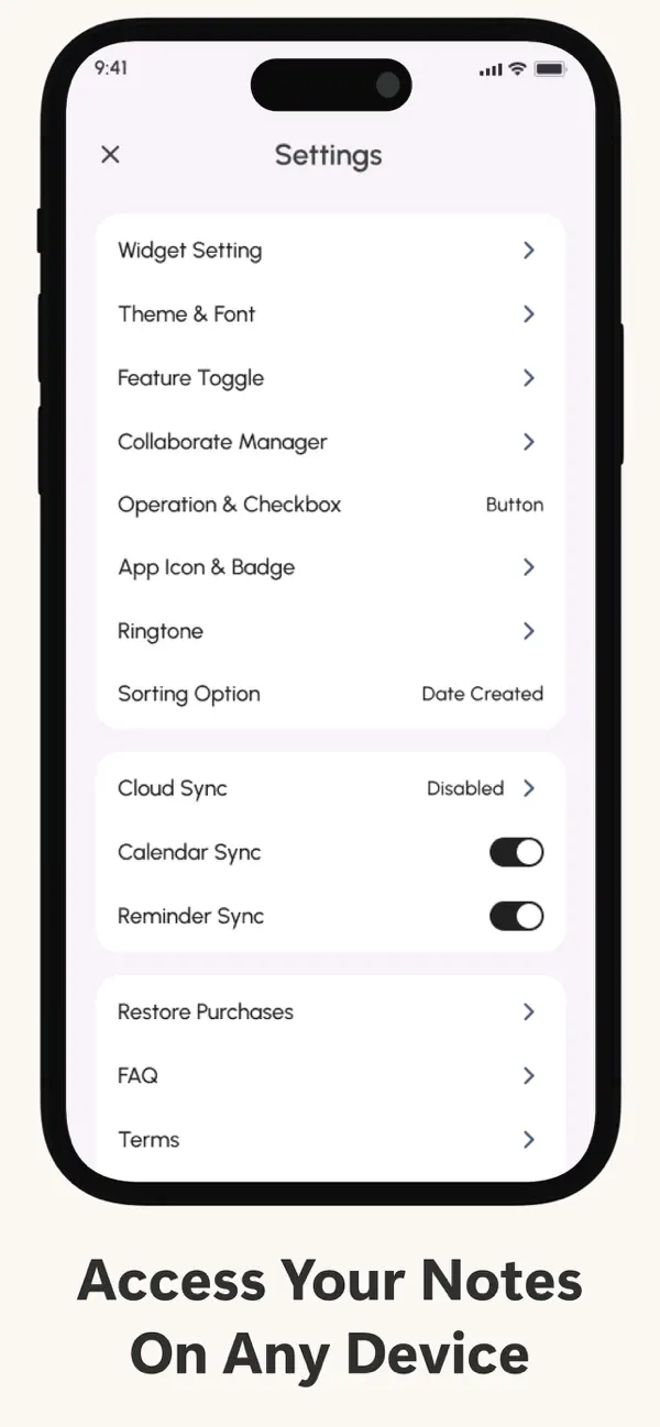 #5. TickNotes : Simple Notes (iOS) Ved: Mind Spark Solution