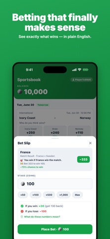 Sport Bet Simulator - betSIM iPhone screenshot