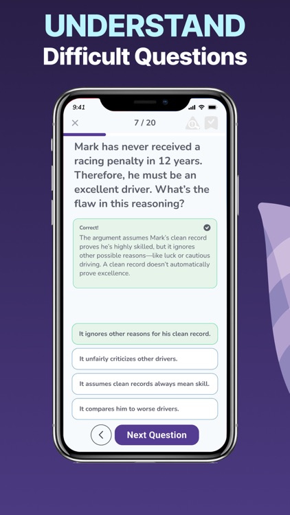 LSAT Practice Test 2025 EzPrep screenshot-3
