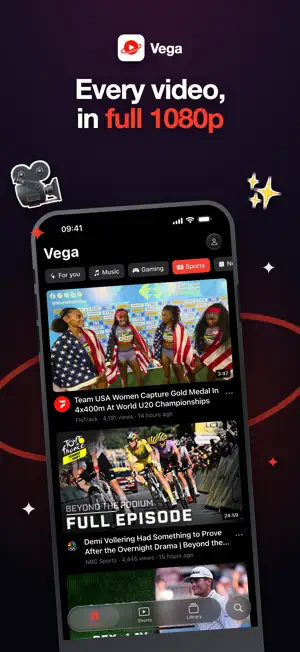 Vega: Video Player & Shorts screenshot 1