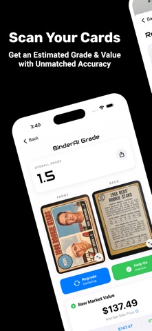 Binder AI: Card Grading Tool screenshot