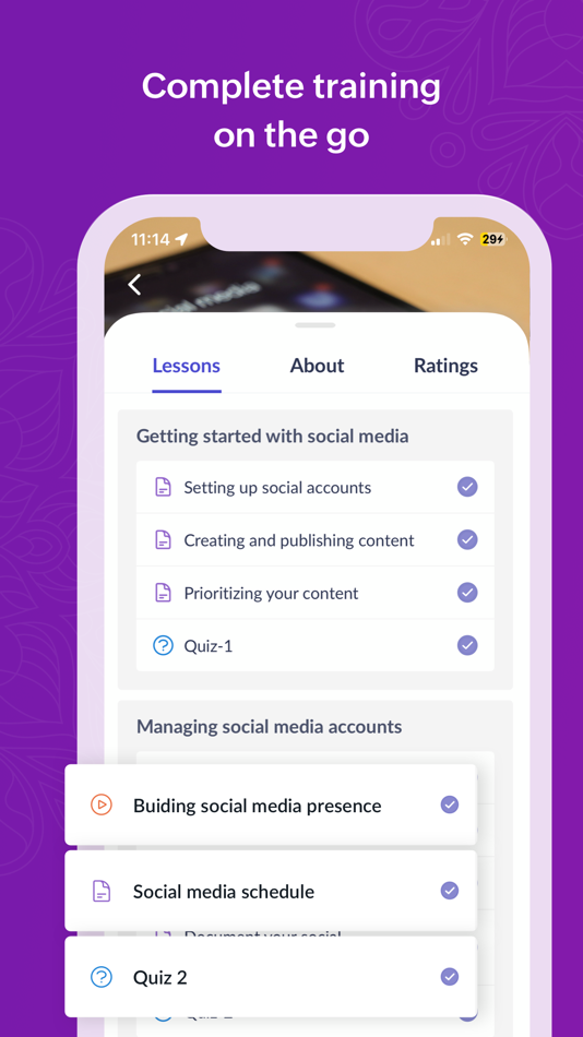 #6. Zoho Learn (iOS) 来自: Zoho Corporation