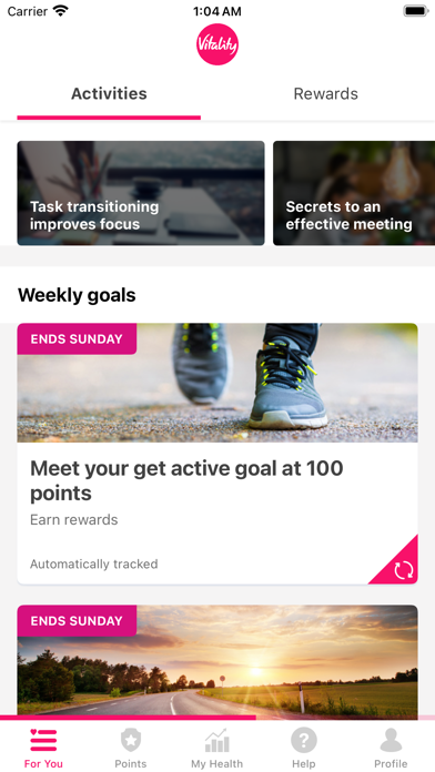 Vitality Africa Screenshot
