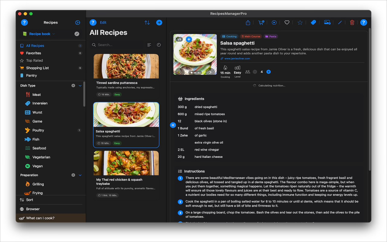 RecipesManagerPro