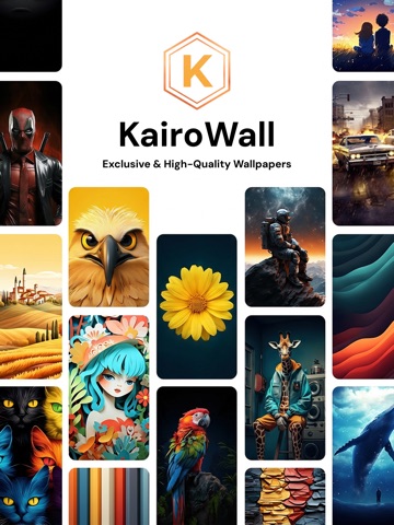 KairoWall - HD, 4K Wallpapers iPad screenshot