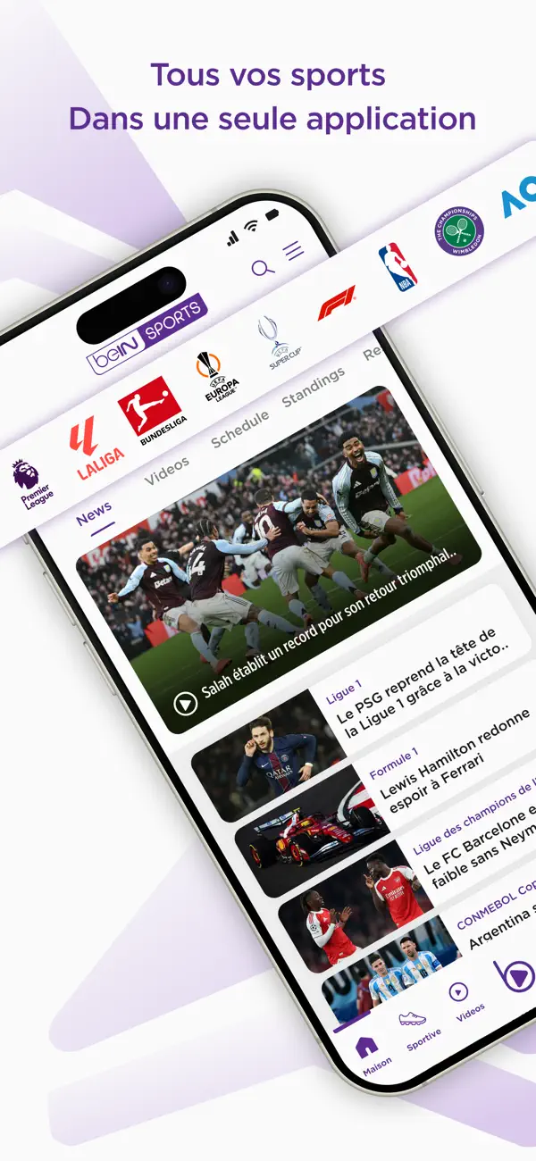 Screenshot #1 pour beIN SPORTS News - Actu vidéo