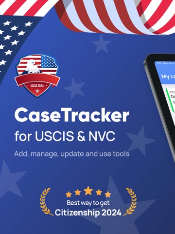 Case Tracker for USCISㅤ iPad screenshot