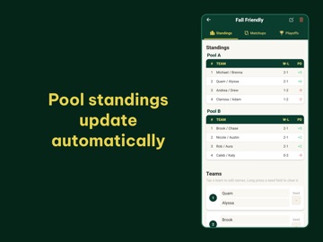 Pickleball Tournament Runner iPad screenshot 1