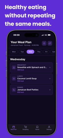 Meal Planner AI : Global screenshot