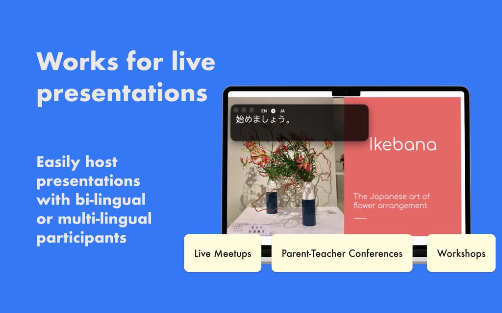 live presentation translator