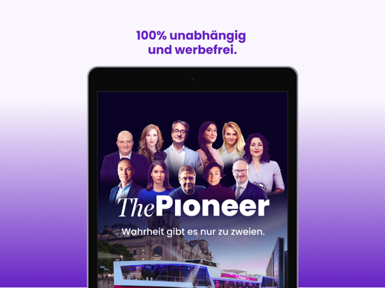 The Pioneer iPad screenshot 6 - News app
