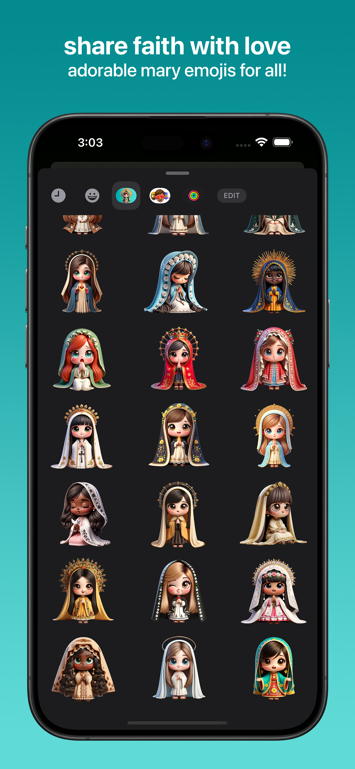 Little Mary Emojis