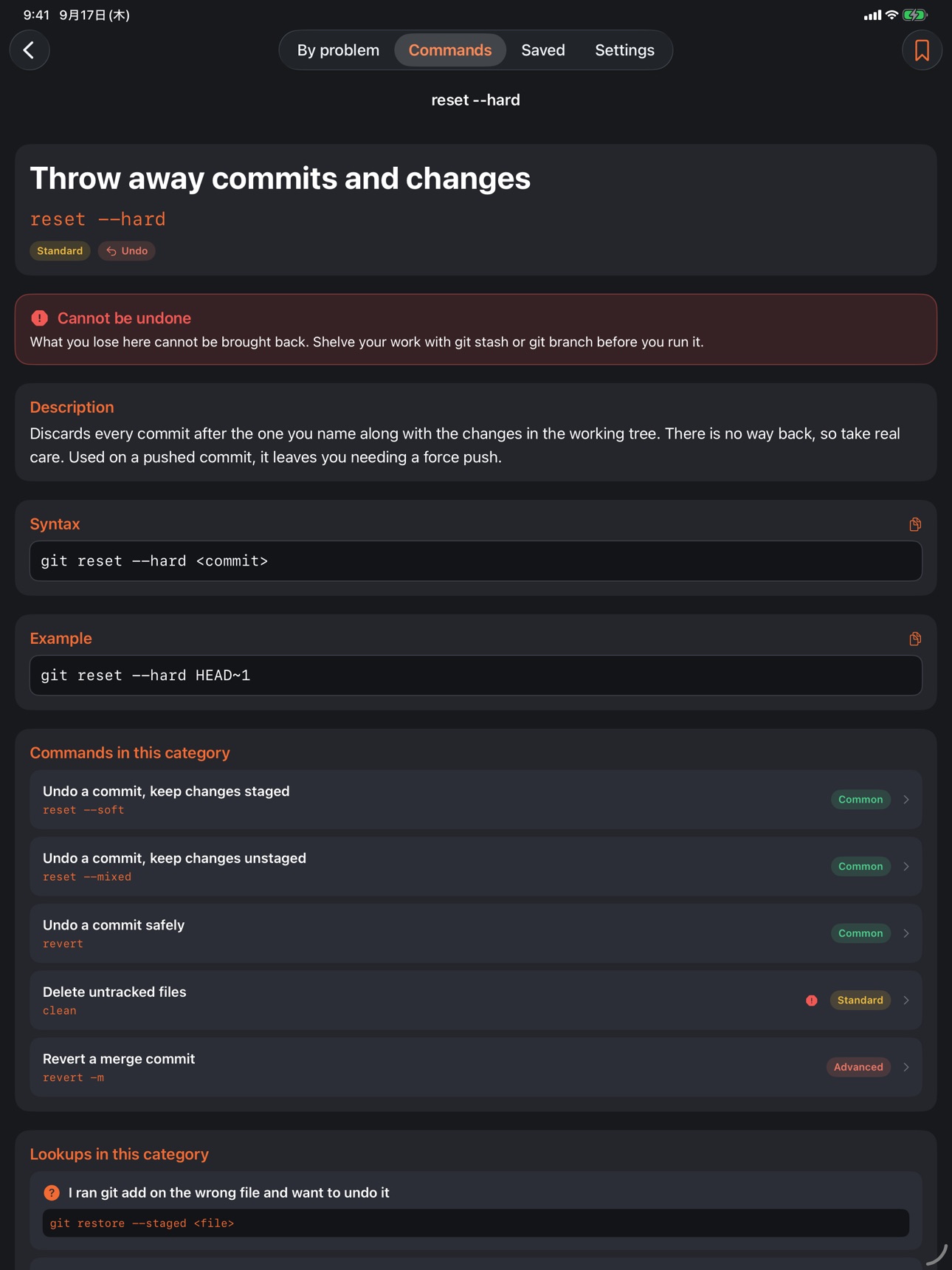 Screenshot 10 of Git Command Ref