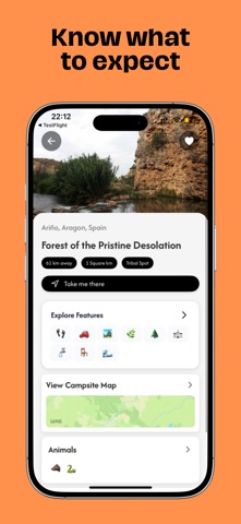 Tribal Camping iPhone screenshot