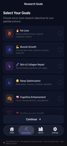 Peptide Stack AI Screenshot 2 of 7