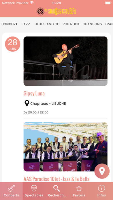 Soirées Estivales Screenshot
