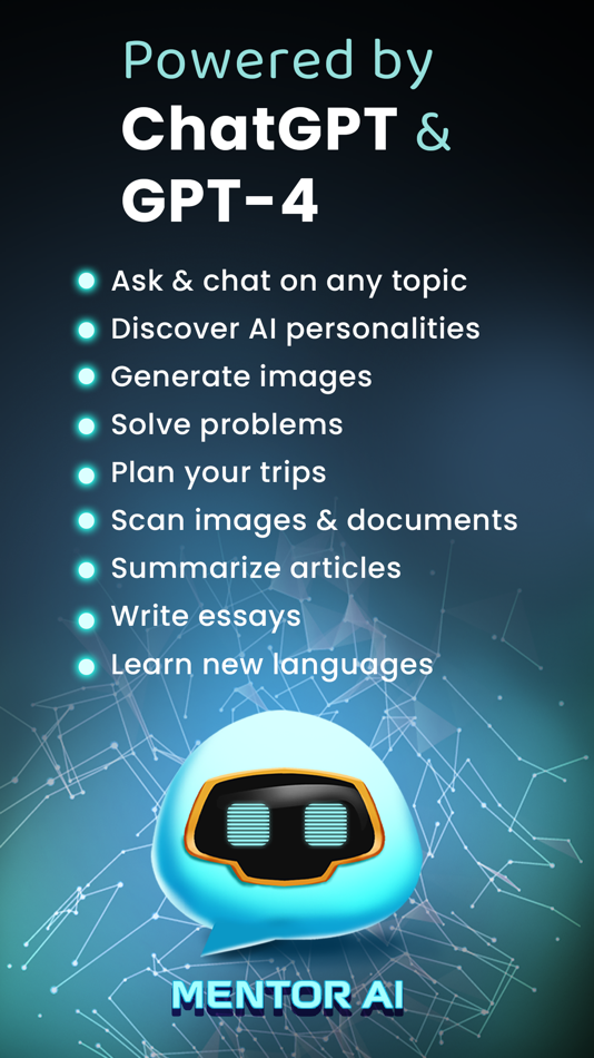 #1. Mentor AI - Ask Chatbot & Art (iOS) 由: Pati Game Studio