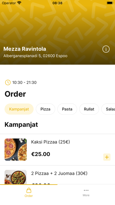 Mezza® Screenshot