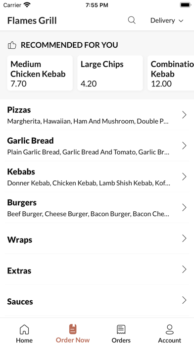 Flames Grill Westfield Screenshot