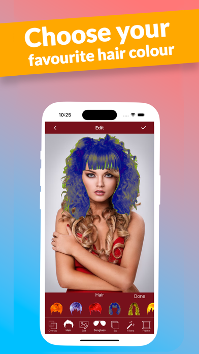 Hair Color Changer - Hair iPhone screenshot 7 - Reference app