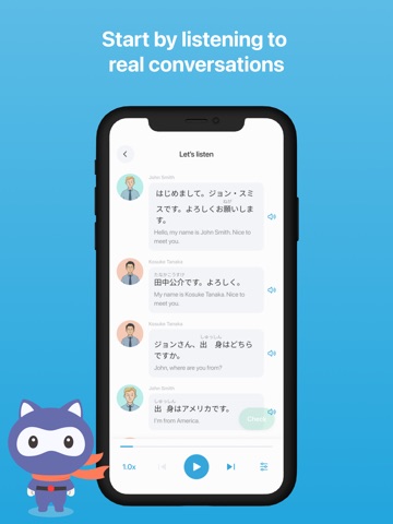 JapanUP - Japanese learning iPad screenshot