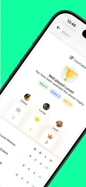CourtTable: Tournament Maker screenshot 2