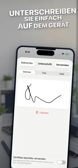 Screenshot von Stempel & Unterschrift auf dem iPhone 2