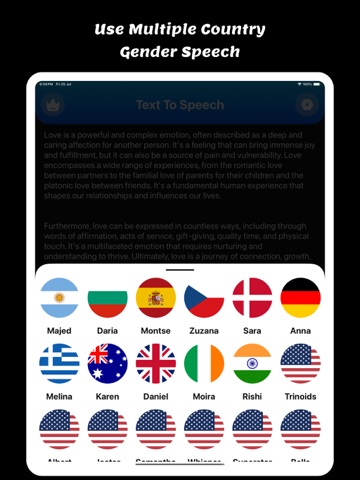 Speech To Text: Voice Notes iPad screenshot