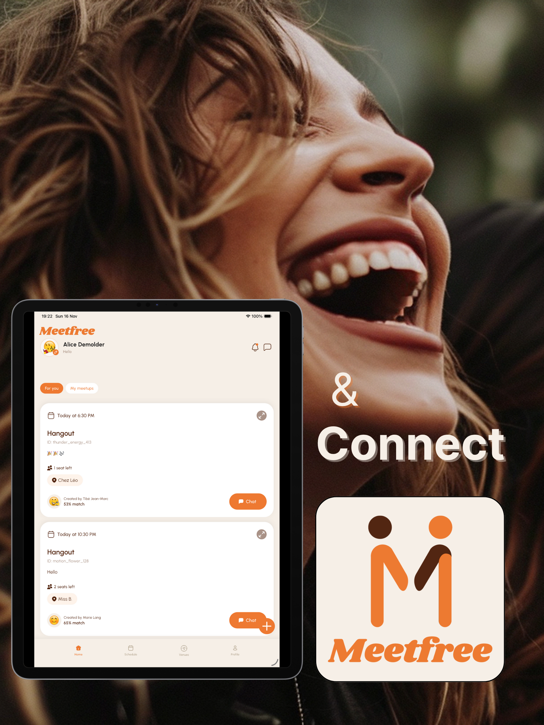 Meetfree: The friendship app