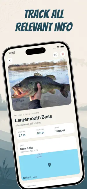 Fish Track: Personal Logbook screenshot 2