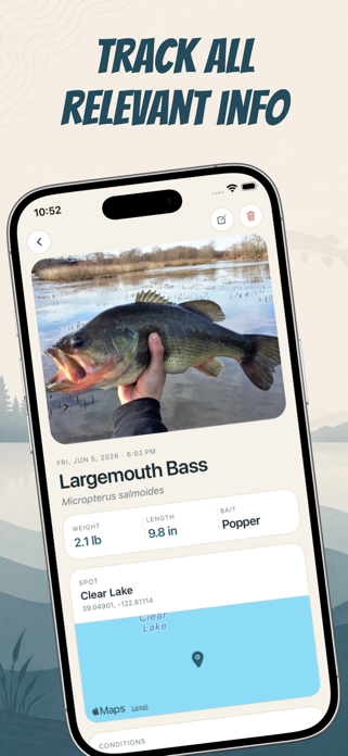 Fish Tracker: Personal Logbook Screenshot 2 of 3
