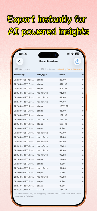 Health Data Export Tool Screenshot 4 of 5