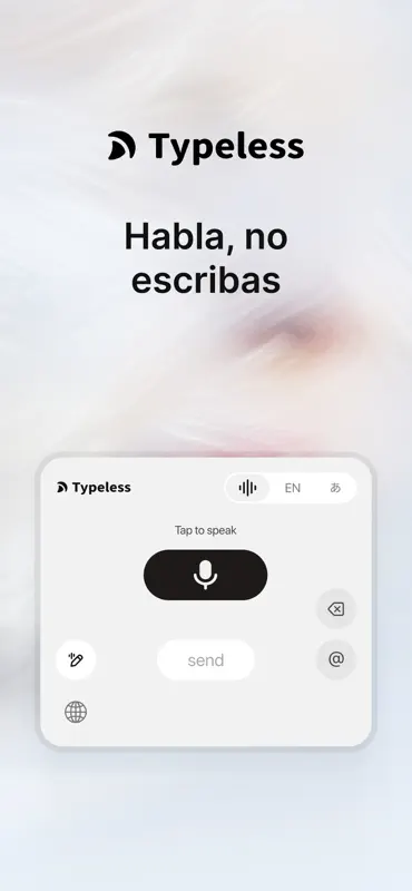 Typeless: Teclado de voz IA screenshot 1 of 8