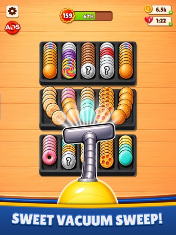 Bake Sort: Organize Food Items iPad screenshot