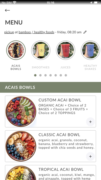 Bamboo Healthy Foods Screenshot