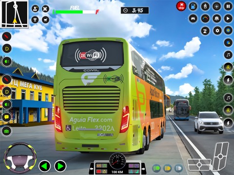 City Bus Driving School Sim 3Dのおすすめ画像1