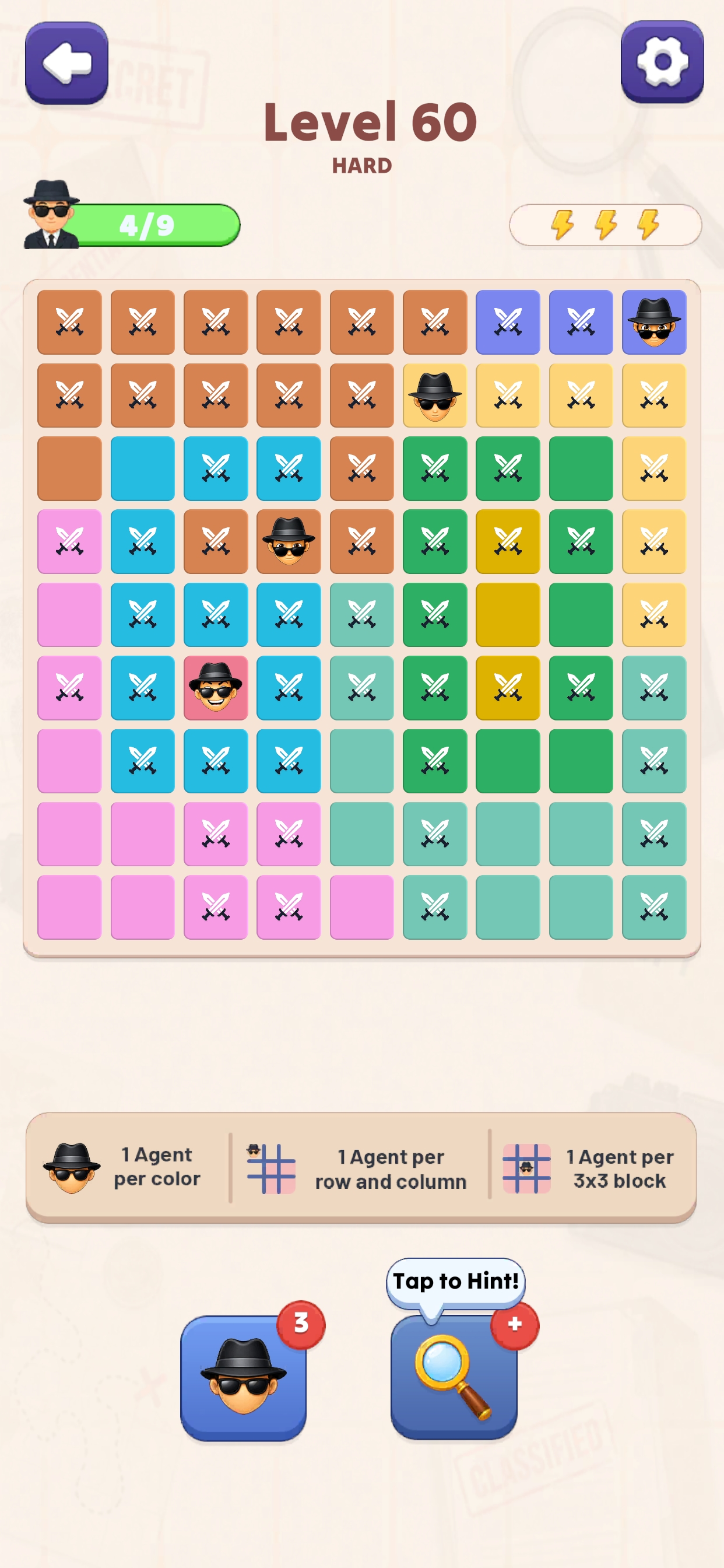 SpyDoku: Hidden Logic Puzzle screenshot 4