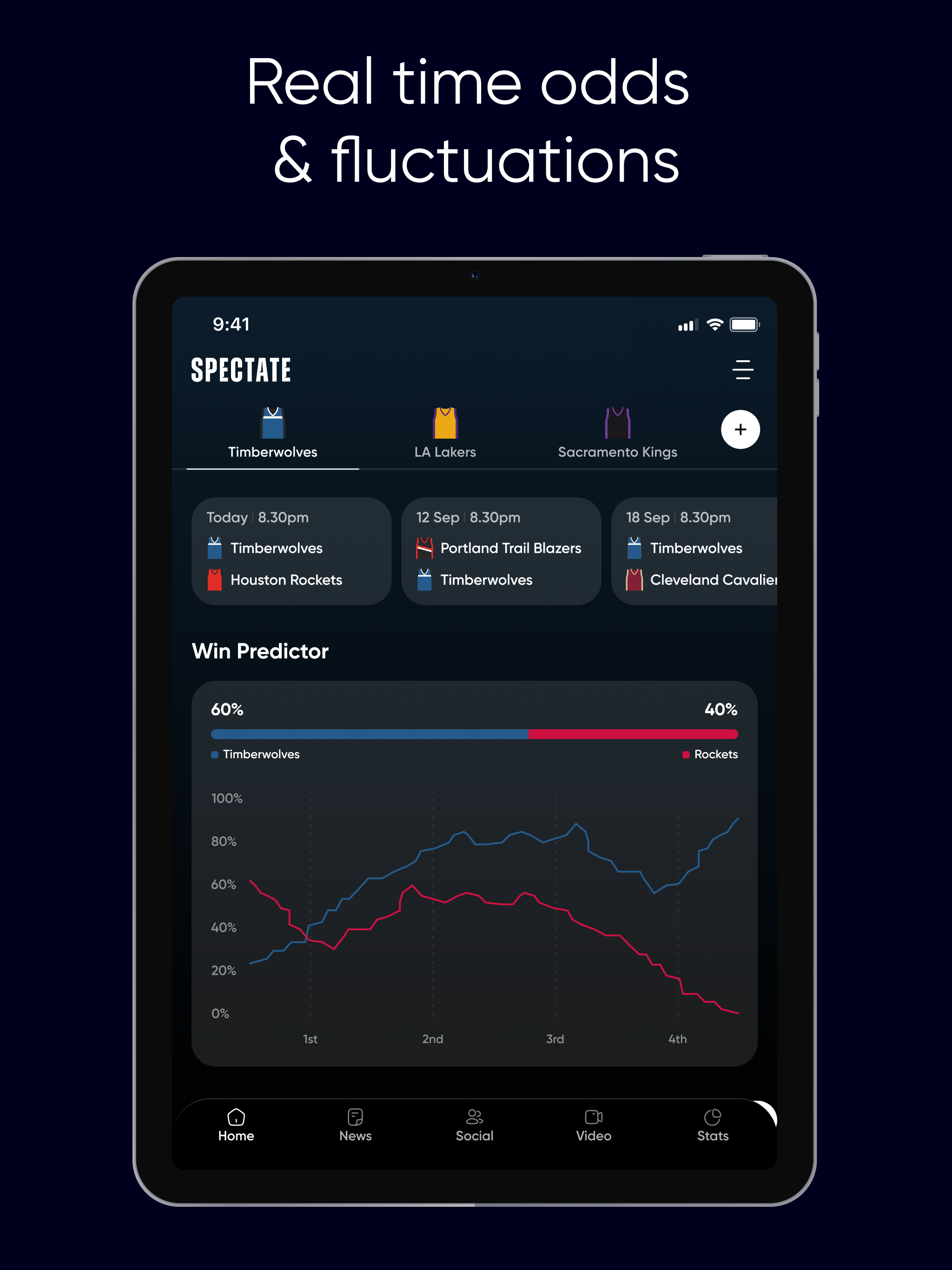 Spectate: NBA Scores & News screenshot 18