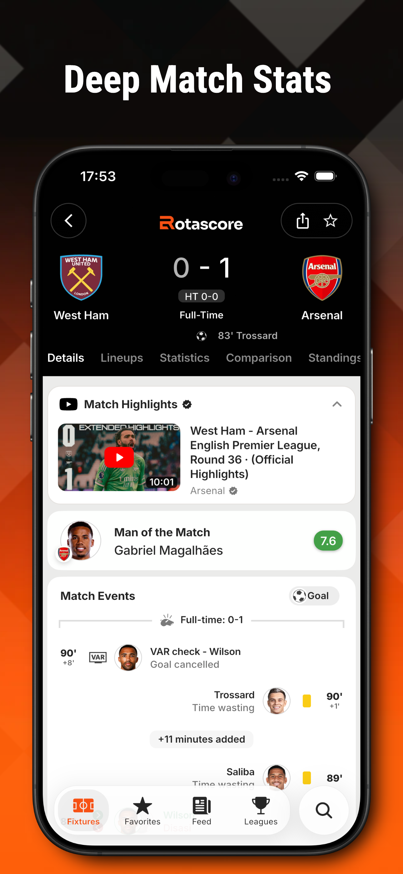 Rotascore: Football Live Score screenshot 6