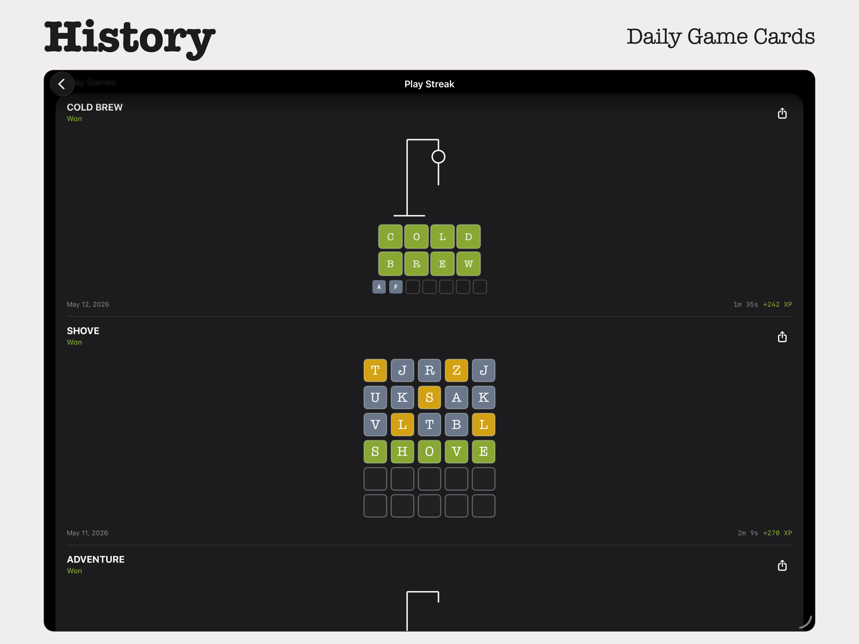 Wordy - Daily Word Games screenshot 20