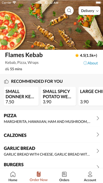 Flames Kebab Ebbw Vale. Screenshot
