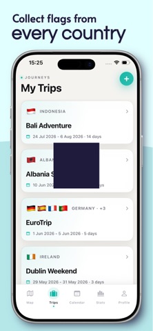 Stamped: Travel Map Tracker screenshot
