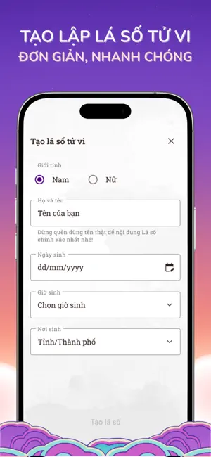 Thái Âm - Tử Vi 2026 iPhone screenshot 2